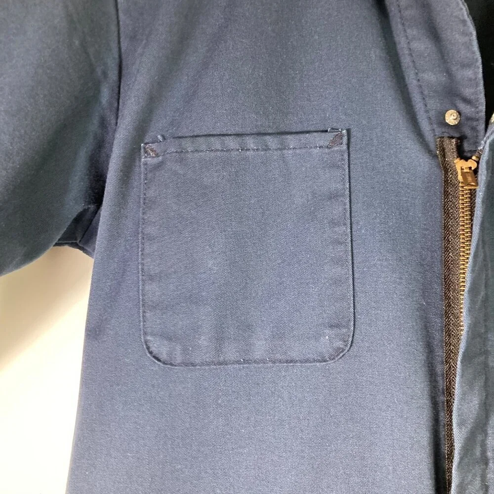 Mens Vintage Red Kap Long Sleeve Coveralls Navy 42-LN‎ Made in USA